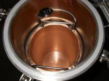 Load image into Gallery viewer, Gin Basket, 8" Freestanding. Glass and Copper
