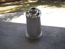 Load image into Gallery viewer, Milk Can Stand, Fancy.
